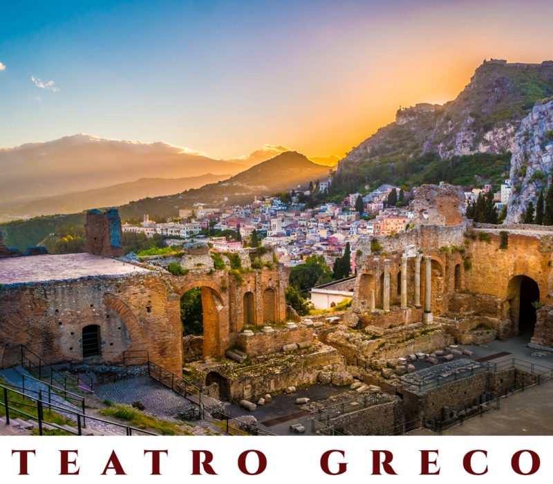 Sunset Teatro Greco Tao